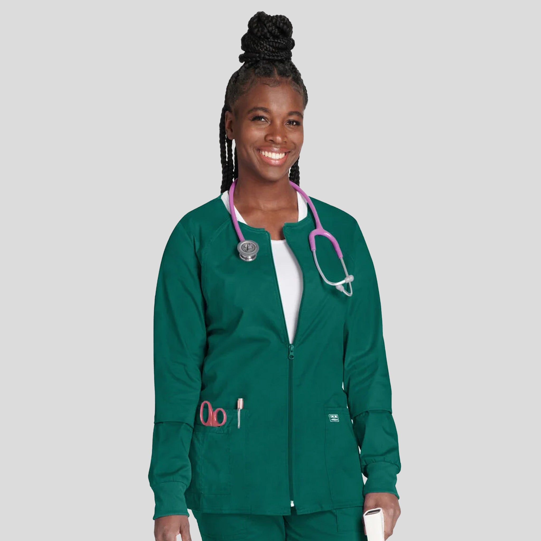 Women's Zip Front Warm Up | Hunter