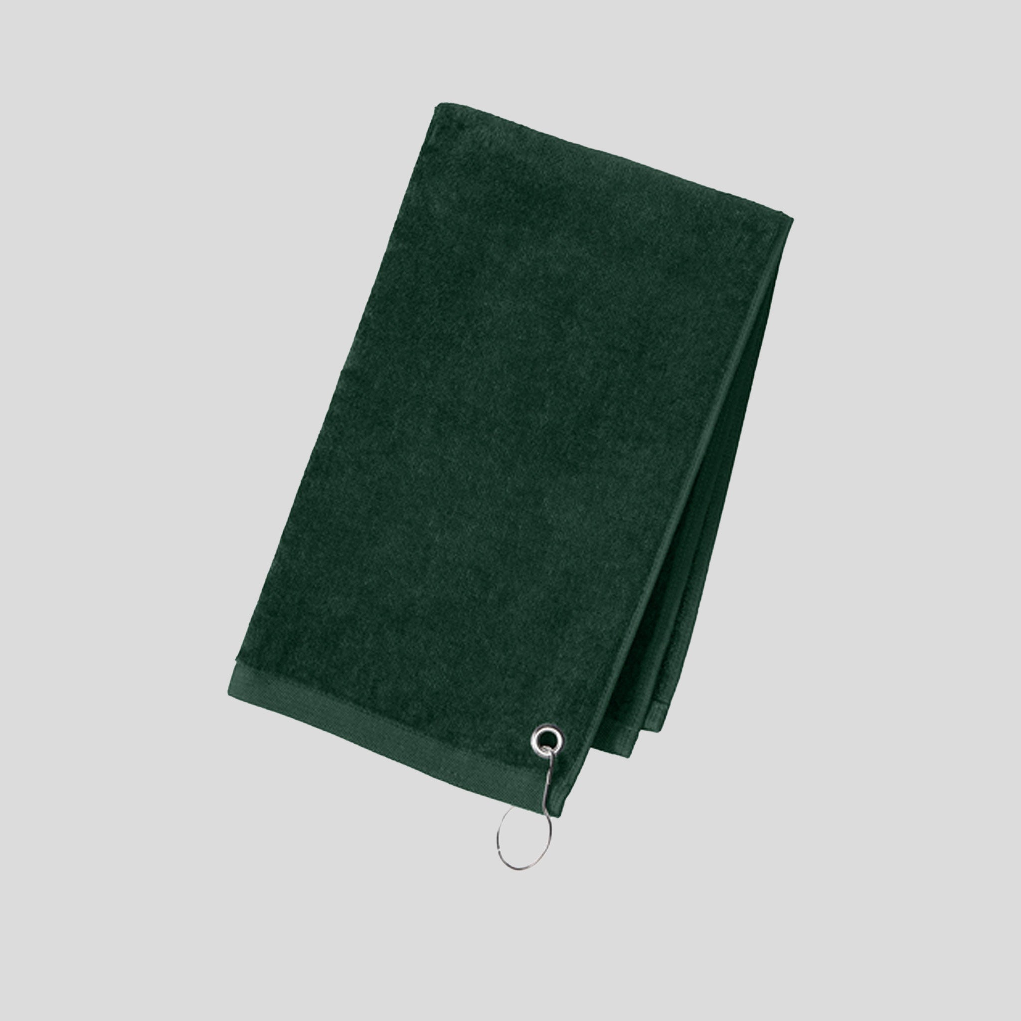 Grommeted Golf Towel | Hunter