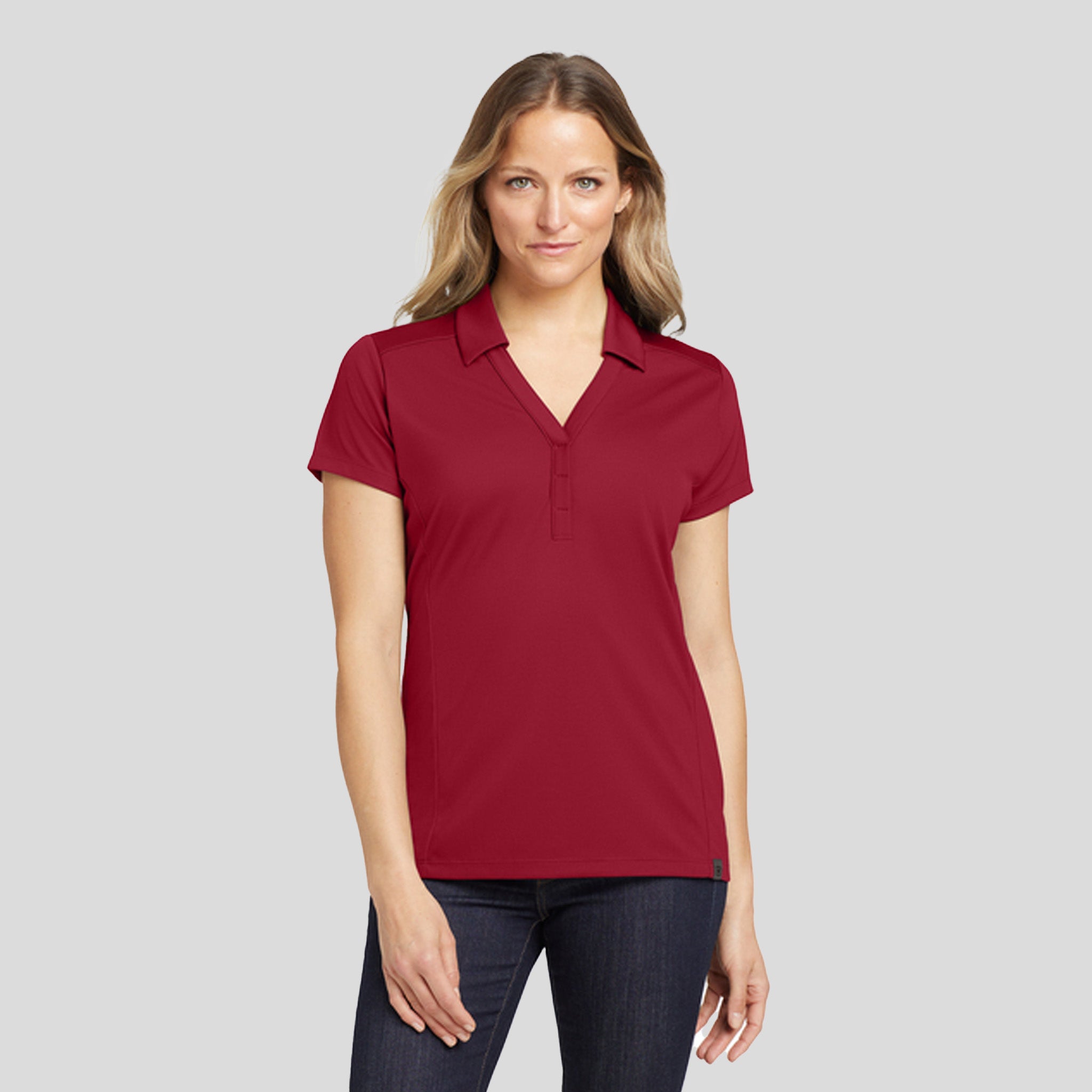 Women's Framework Polo | Signal Red