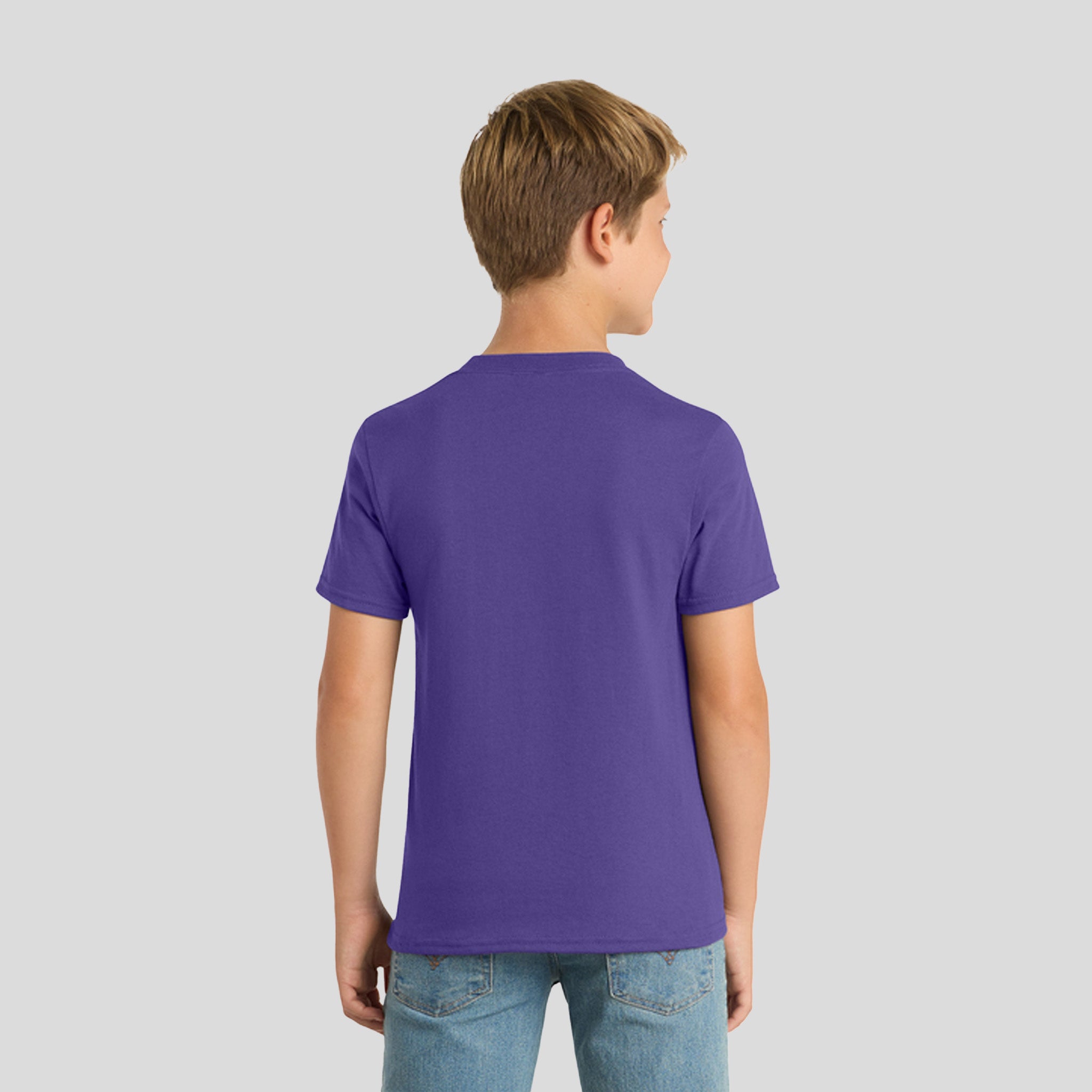 Youth Core Blend Tee | Purple