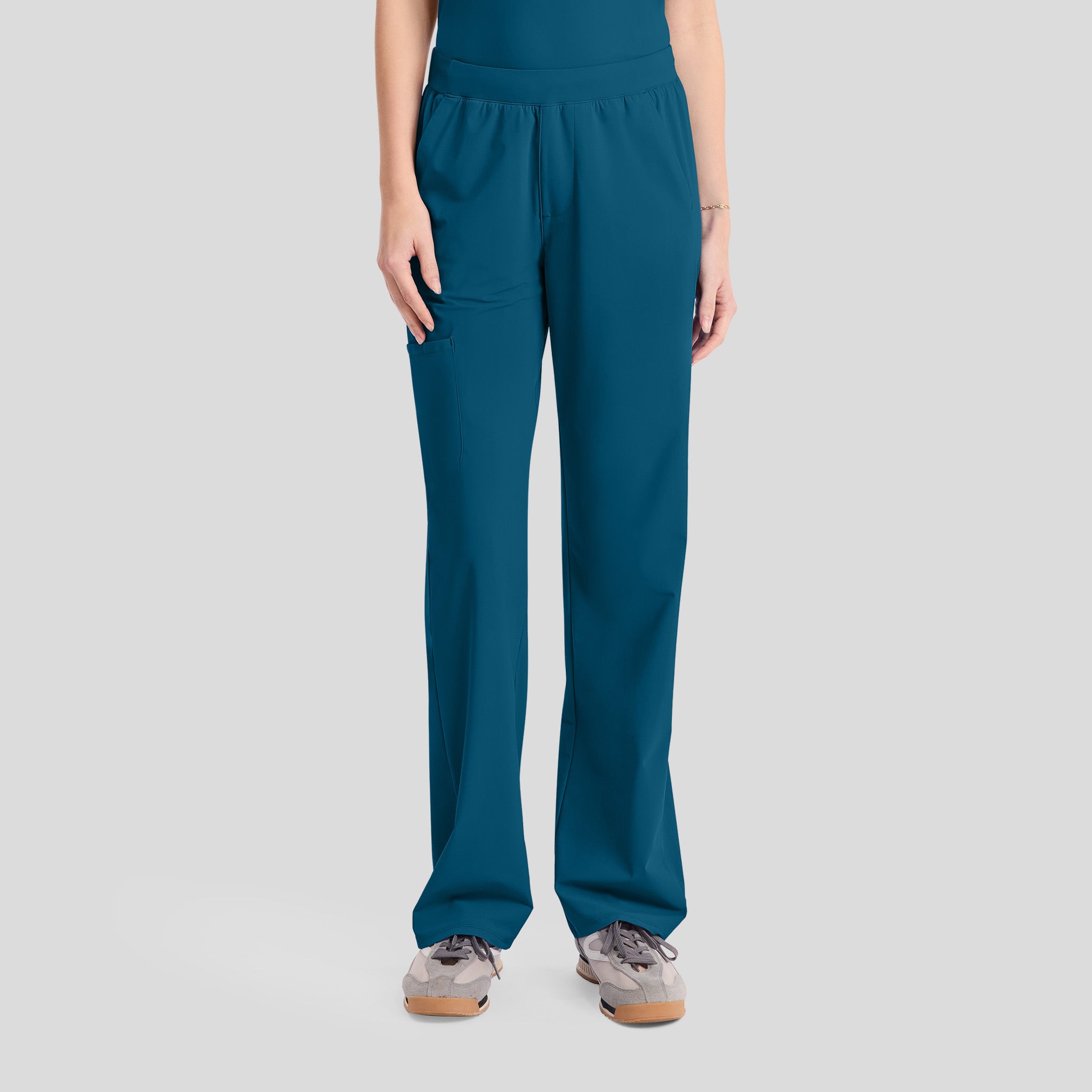 4-Pocket Straight Leg Pant | Caribbean