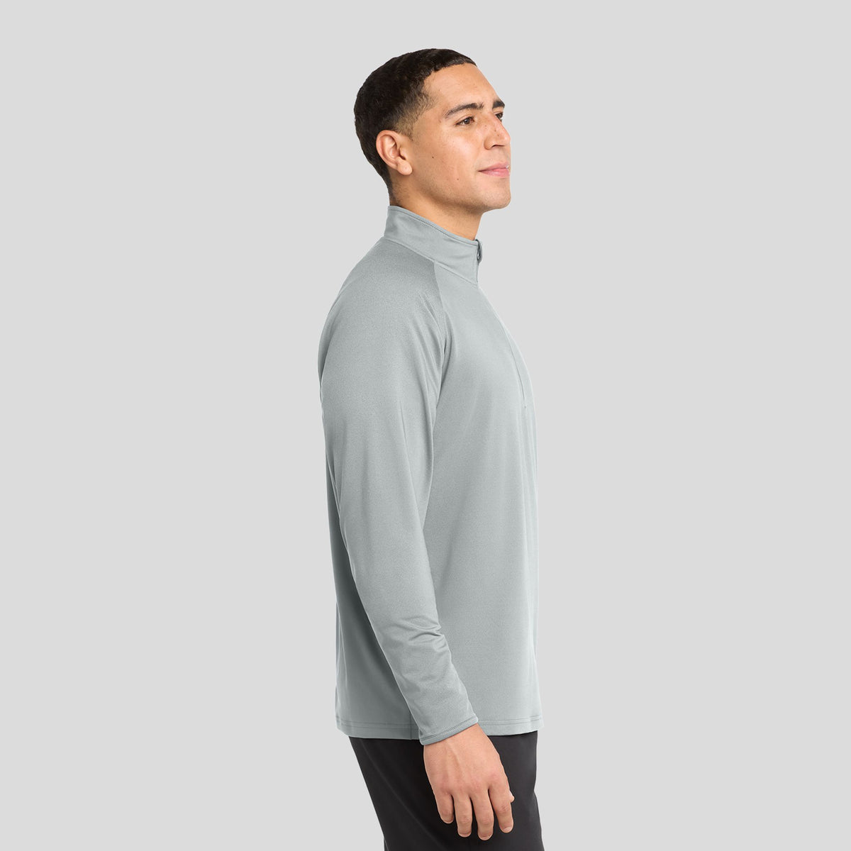 Sport-Wick® Stretch 1/4-Zip Pullover | Silver
